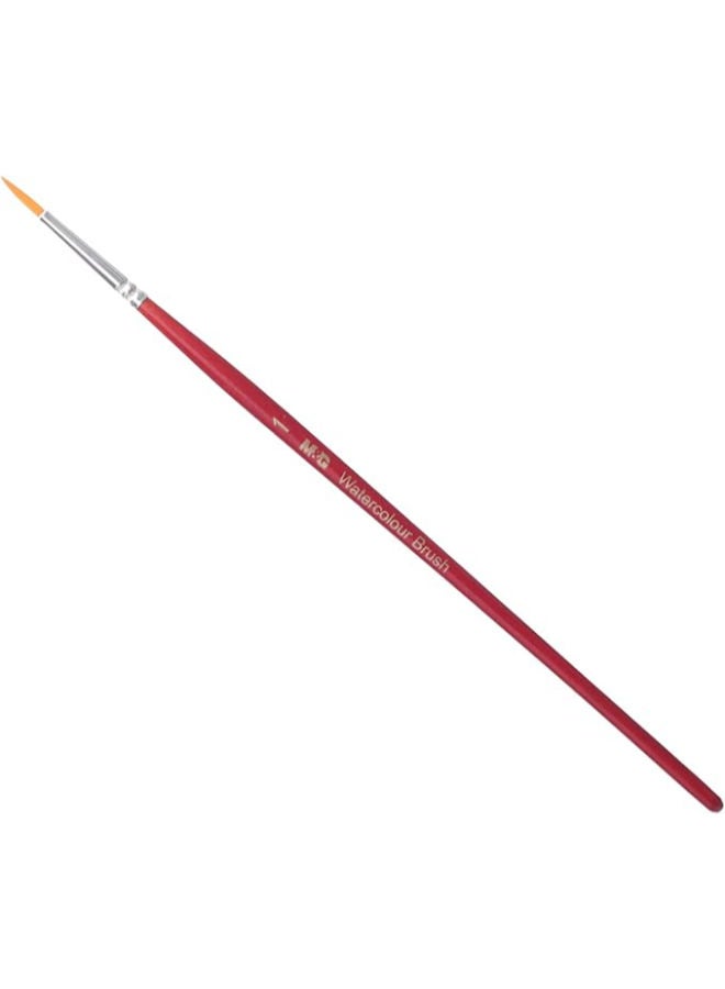 M&G Watercolor Round Brush, Fine Art Painting, Synthetic Bristles, No. 1 - Image 2