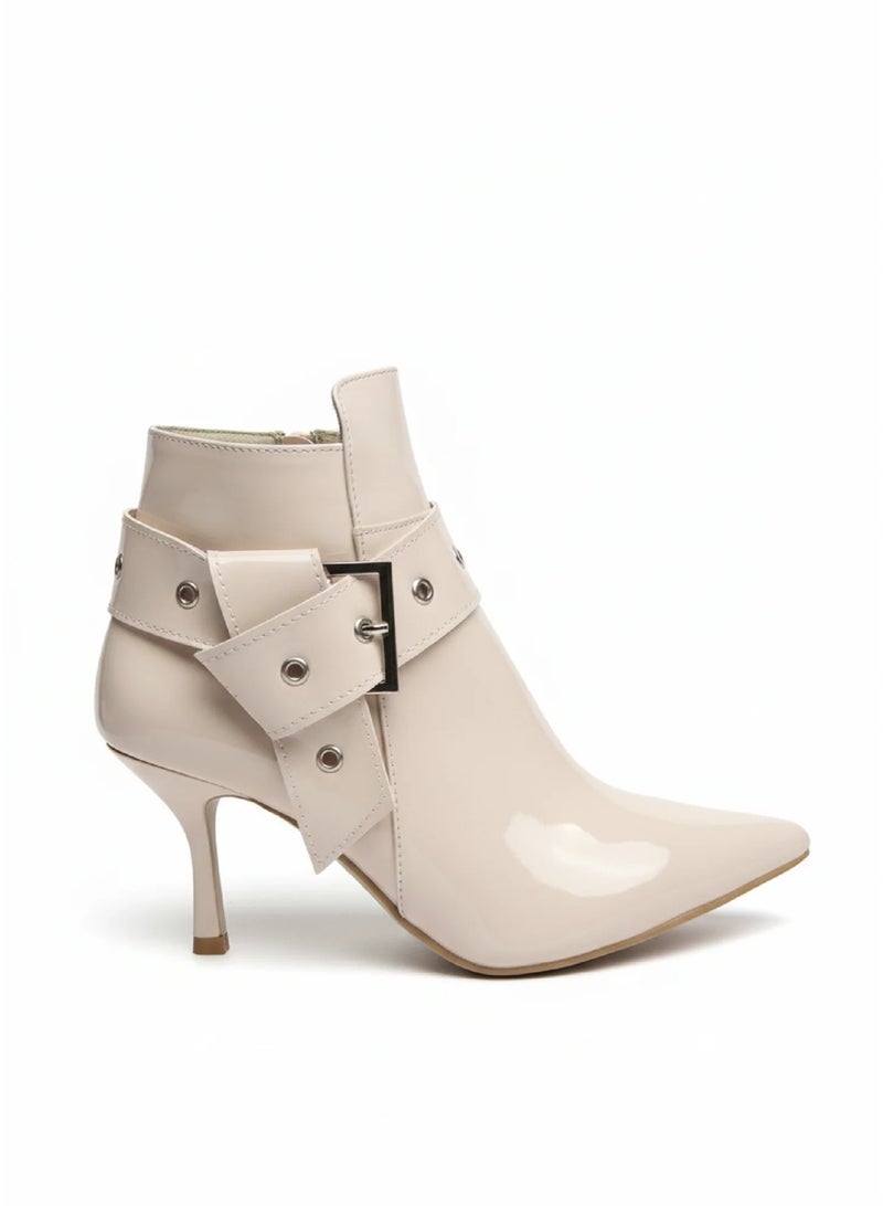 فيبراندا بوت أنيق بتصميم عصري من الجلد اللامع - Image 2