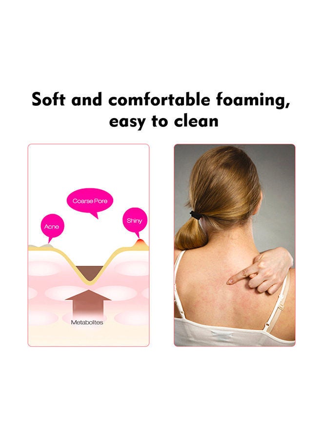 نيبمينينت أداة تقشيرالظهرأثناء الاستحمام من السيليكون بوجهين أخضر 72سم - Image 3