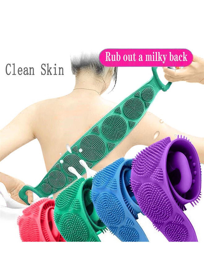 نيبمينينت أداة تقشيرالظهرأثناء الاستحمام من السيليكون بوجهين أخضر 72سم - Image 5