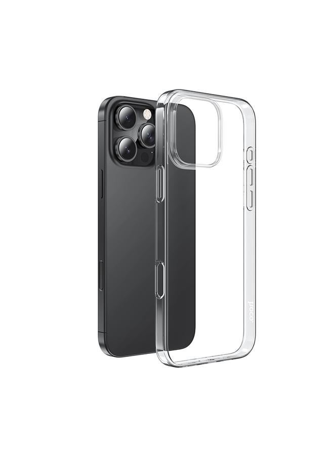 Hoco Case For iPhone 16 Pro Max Light Series Soft TPU Phone Case - Image 1