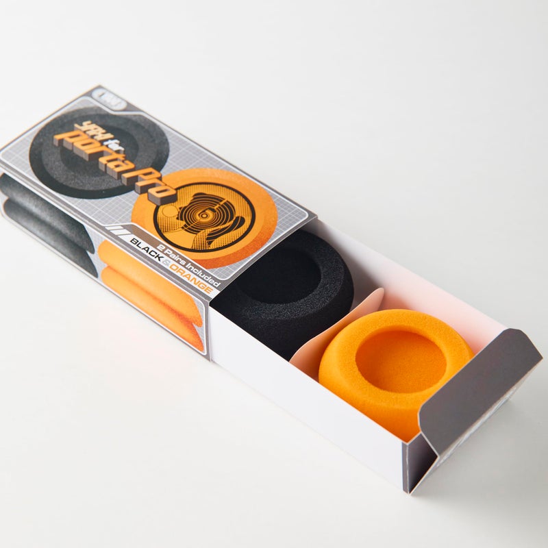 YAXI EARPADS for Koss PORTAPRO 2Pairs (Orange+Black) - Image 2