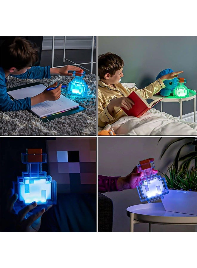 Peachjoy Potion Bottle Light Color-Changing LED Table Lamp Mood Light for Bedroom, Desk, Living Room, Playroom Home Decor Video Game Gifts  - Image 3