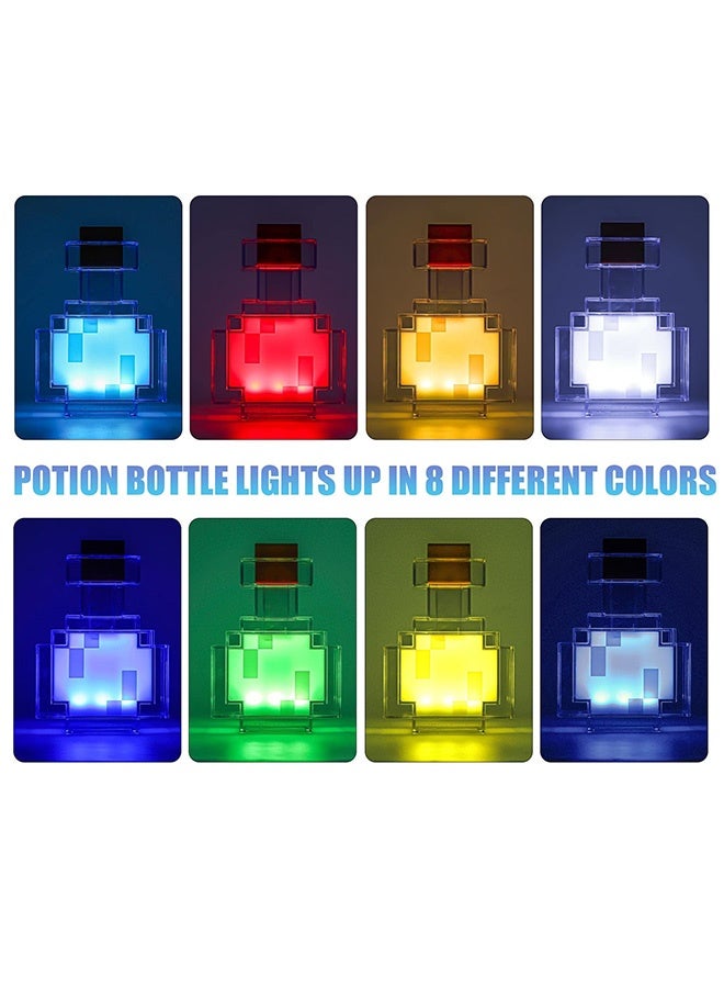 Peachjoy Potion Bottle Light Color-Changing LED Table Lamp Mood Light for Bedroom, Desk, Living Room, Playroom Home Decor Video Game Gifts  - Image 2