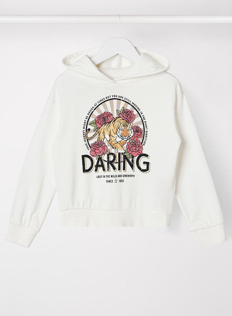 ONLY Kids Front Graphic Hoodie  - Image 1