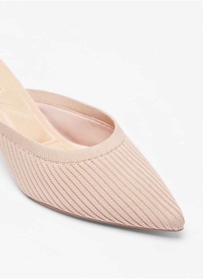 Celeste - Women Slip On Mules with Kitten Heels - Image 1