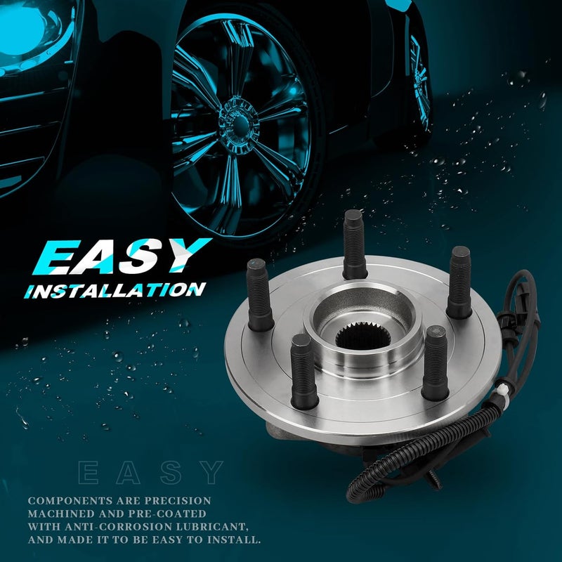 IRONTEK 515126 Front Wheel Hub Bearing Assembly for 2009-2011 Dodge RAM 1500 with ABS - Image 4