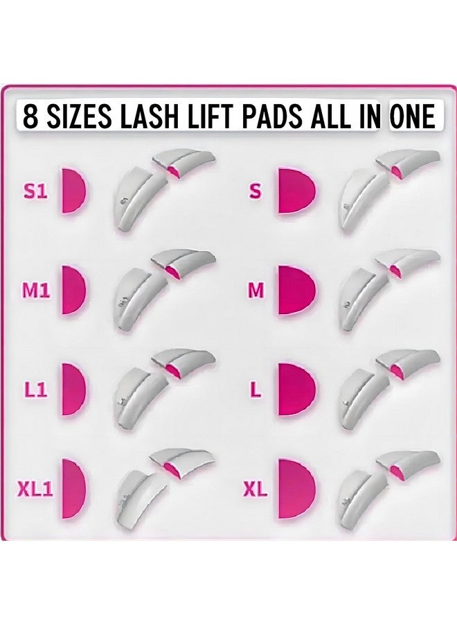 ICONSIAM Lash Lift Silicone Pads Eyelash Lifting Shields Gluefree On Eyelid Eyelash Perm Rod Flat Lifting & Ultra Curl 2 Style For Daily Makeup Party Or Dating Y Brush Ribbon Cover Eye Patch Jelly Lami Roller - Image 2