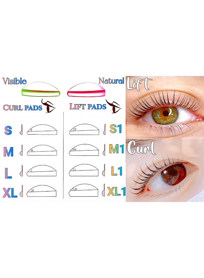 ICONSIAM Lash Lift Silicone Pads Eyelash Lifting Shields Gluefree On Eyelid Eyelash Perm Rod Flat Lifting & Ultra Curl 2 Style For Daily Makeup Party Or Dating Y Brush Ribbon Cover Eye Patch Jelly Lami Roller - Image 5