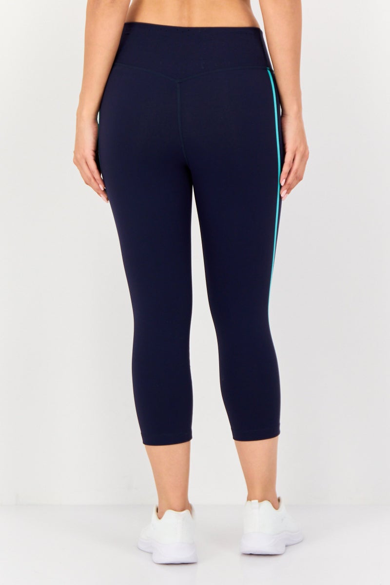 Nike Women Tight Fit Training Leggings, Navy - Image 4