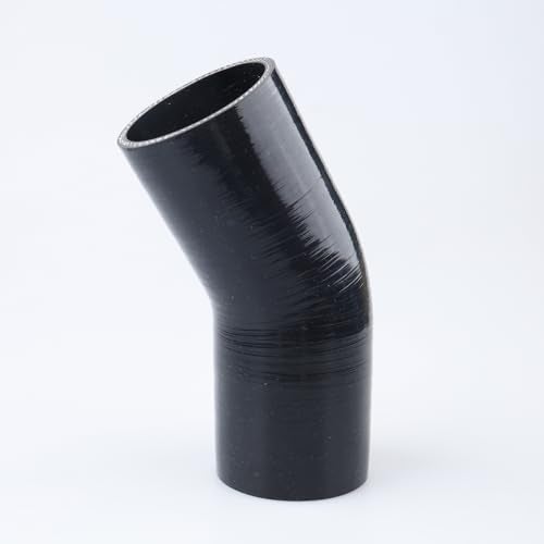 AC PERFORMANCE ID 25 63mm Silicone Hose 30 Degree Elbow Coupler 3Ply Reinforced Black 35 Leg Length - Image 3