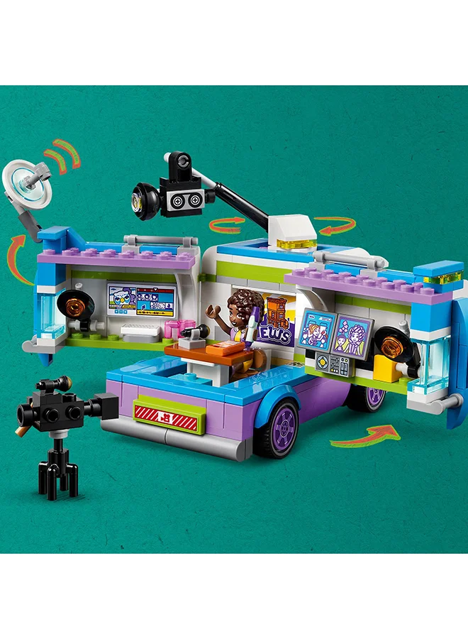 ليغو Friends Newsroom Van 41749 Building Toy Set; Creative Fun For Ages 6+; Includes Accessories So Kids Can Pretend To Film And Report The News; A Fun Gift For Kids Who Love Role Play (446 Pieces)