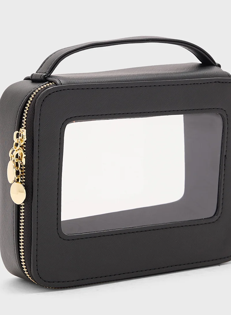 جينجر Cosmetic Bag With Top Handle