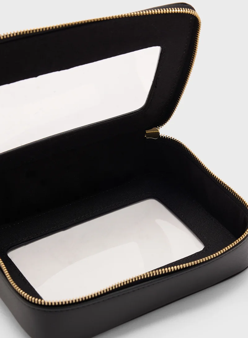 جينجر Cosmetic Bag With Top Handle