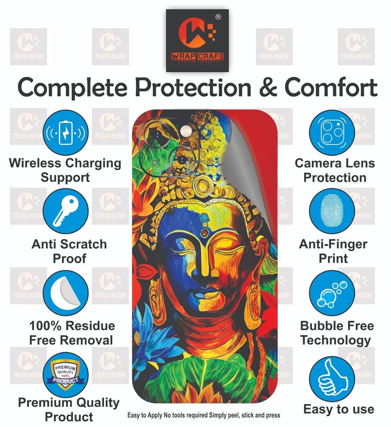 WRAP CRAFT Mobile Skins Compatible with Motorola RAZR 60 Skin Not Back Cover, Camera & Back Protector Mobile Skin Wrap; Motorola RAZR 60-DP-29 - Image 1