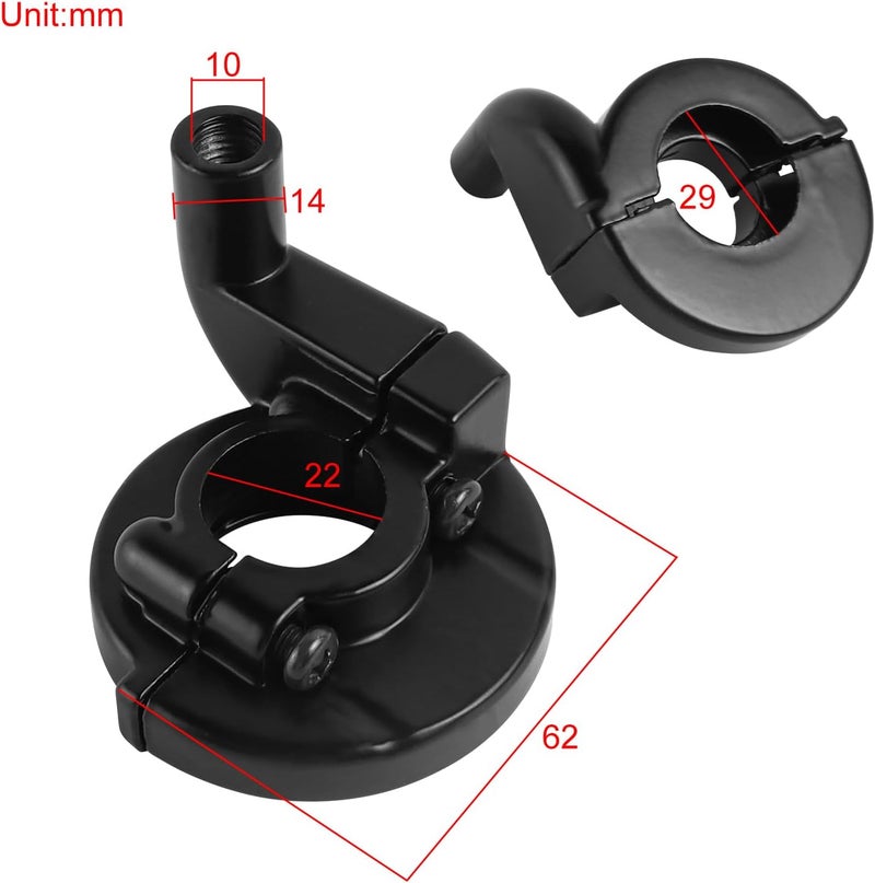 FLYPIG Handle Grip Twist Throttle Cable 7/8" 22mm for ATV/ATC Dirt Bike Mini Bike 50cc 125cc 150cc 250cc 125cc 140cc 4-Stroke Pocket Bike - Image 3