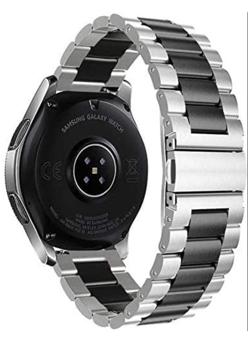 ELTRAZONE Classic Stainless Steel Smartwatch Strap Band For Huawei Smart Watch 44 millimeter - Image 3