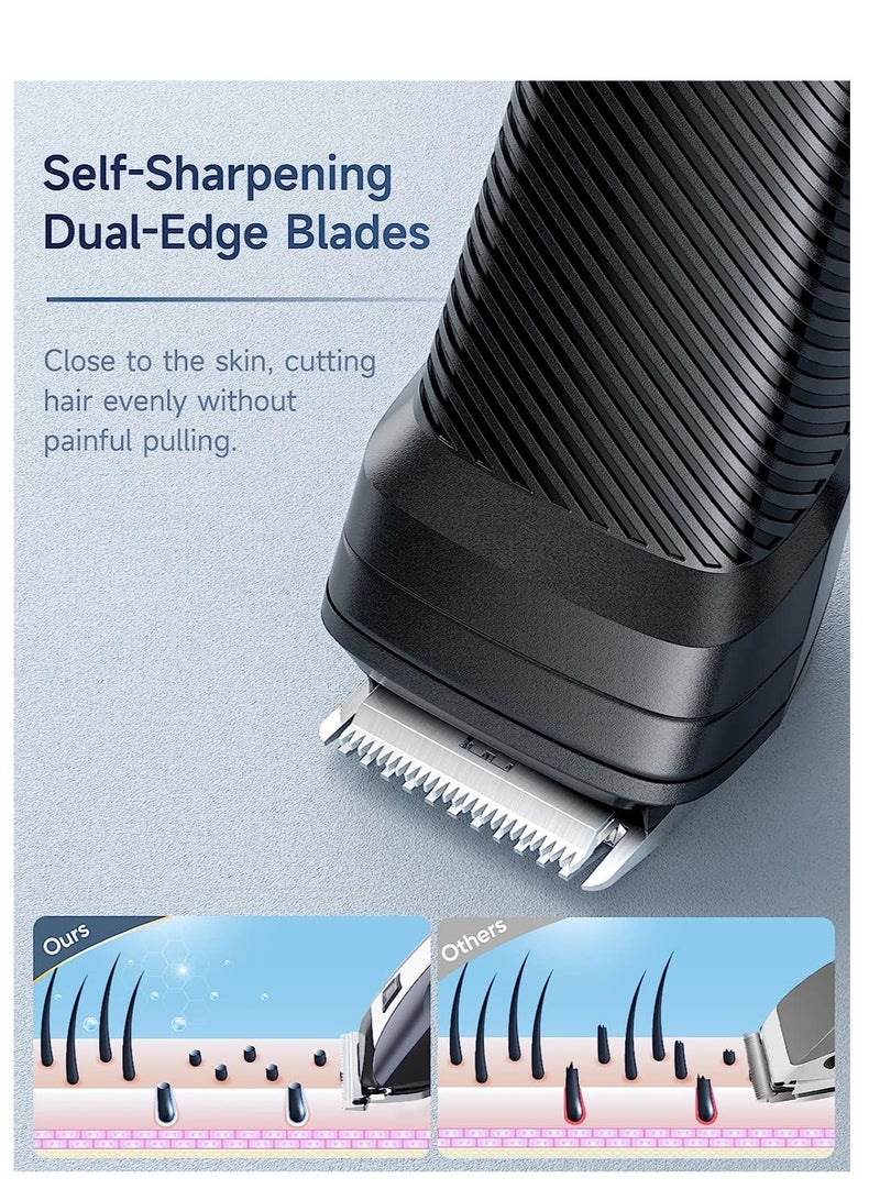 Zikra Beard Trimmer Hair Clipper for Men 13 Piece Men‚Äôs Grooming Kit with Cordless Rechargeable Hair  Nose Trimmer Electric Shaver Stainless Steel Blades for Painless Facial  Body Hair Removal - Image 3