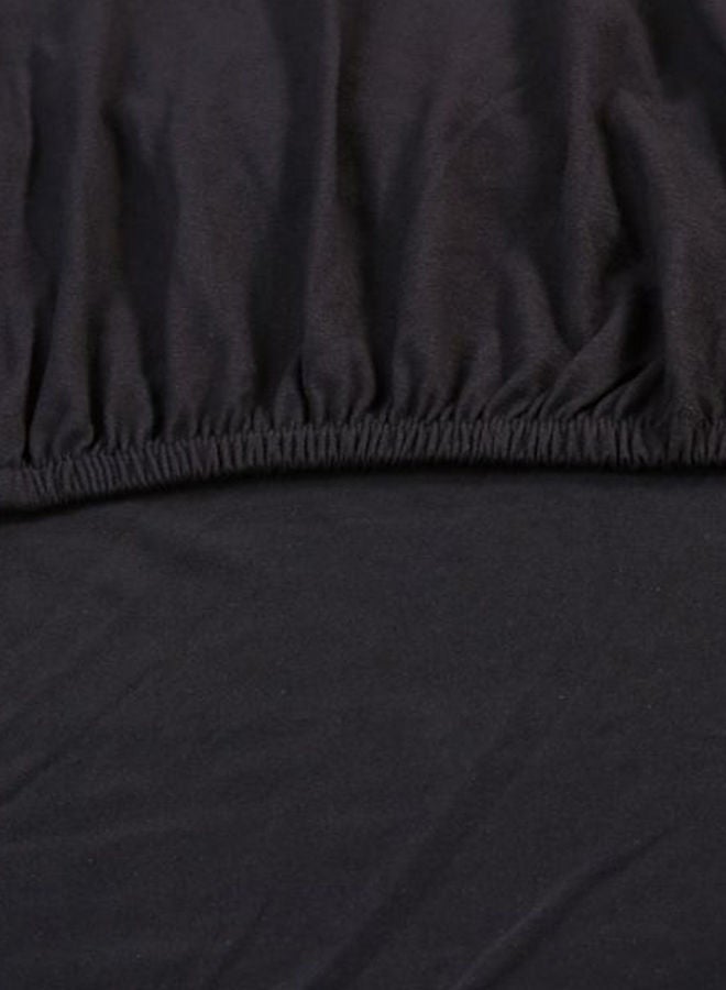 NIBEMINENT Solid Pattern Sofa Slipcover Black 90 x 140centimeter - Image 4