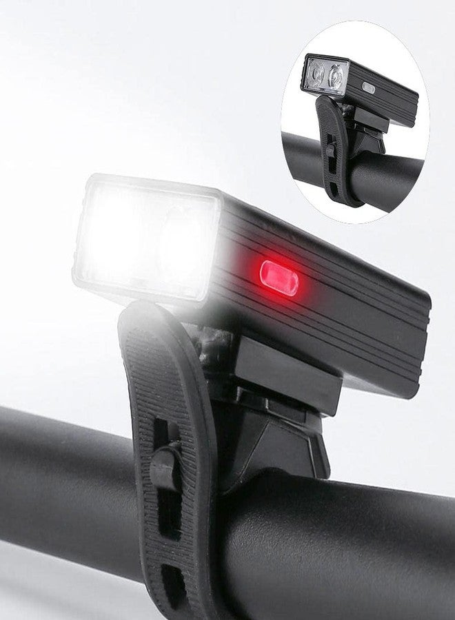 SHIVEXIM Front Light Bicycle Headlight Aluminum Alloy USB Rechargeable Light Super Bright High Lumen Bike MTB Bike Accessories - Image 2