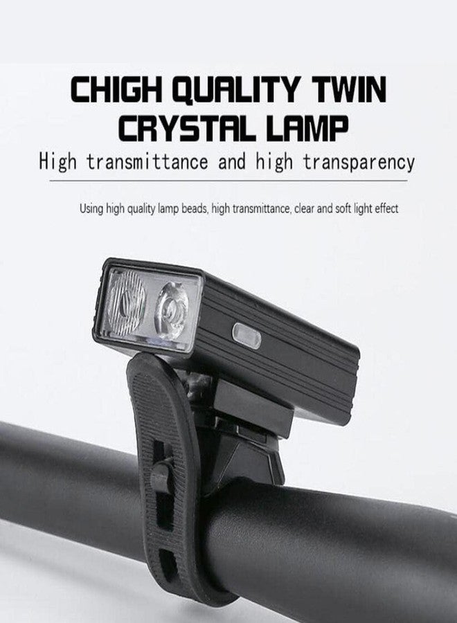 SHIVEXIM Front Light Bicycle Headlight Aluminum Alloy USB Rechargeable Light Super Bright High Lumen Bike MTB Bike Accessories - Image 3