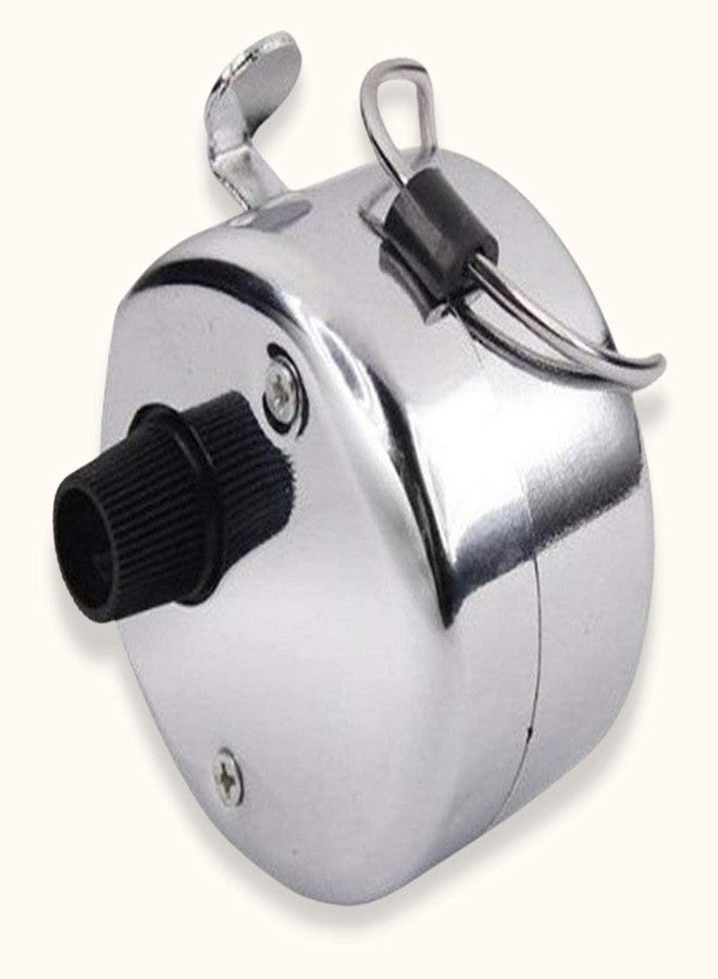 ikis Hand Tally Counter, Digit Number Lap Counter Manual Mechanical Clicker with Finger Ring - Silver - Image 4