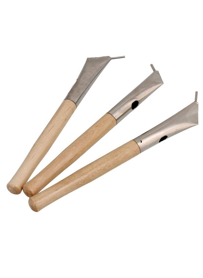 Mxfans Mxfans 3pieces Printing Batik Pens Pottery Clay Sculpture Craft Wax Art Tools Set  - Image 1