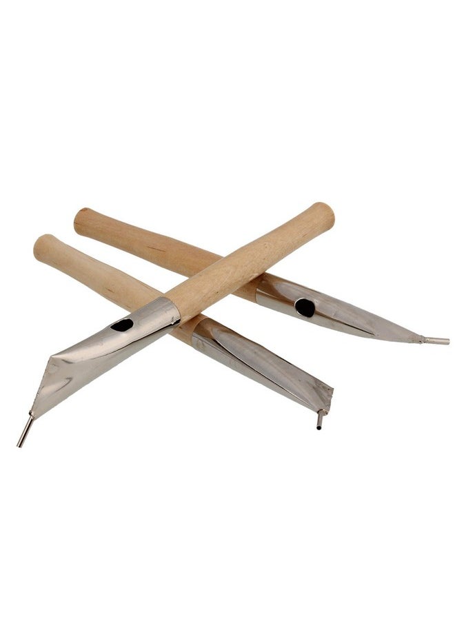 Mxfans Mxfans 3pieces Printing Batik Pens Pottery Clay Sculpture Craft Wax Art Tools Set  - Image 2
