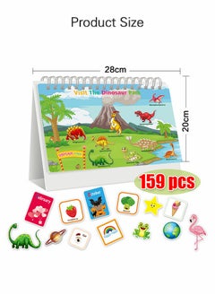 GROIC Children's Busy Books, Preschool Montessori Toys For Toddlers, Autism Sensory Education Toys, Activity Binders, Quiet Books, Early Education Toys To Develop Fine Motor Skills  - Image 5