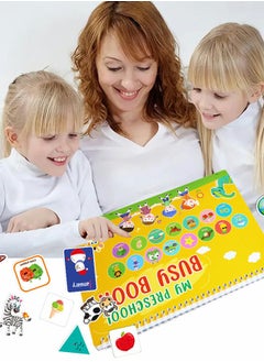 GROIC Children's Busy Books, Preschool Montessori Toys For Toddlers, Autism Sensory Education Toys, Activity Binders, Quiet Books, Early Education Toys To Develop Fine Motor Skills  - Image 3