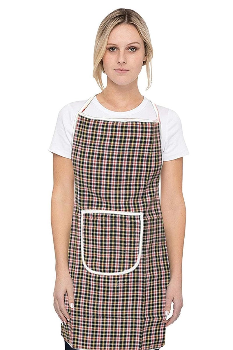 Kuber Industries Apron For Women & Men|Waterproof Kitchen Apron|Backside PVC Sheet|Pack of 4 (Multi) - Image 3