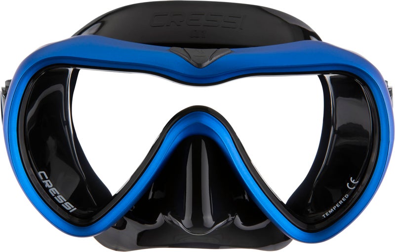 Cressi A1, Black/Blue, Clear Lens - Image 4