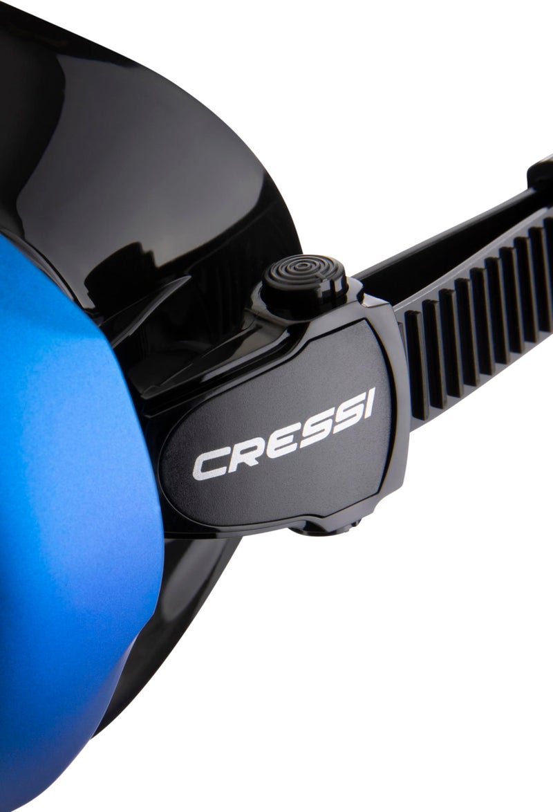 Cressi A1, Black/Blue, Clear Lens - Image 3