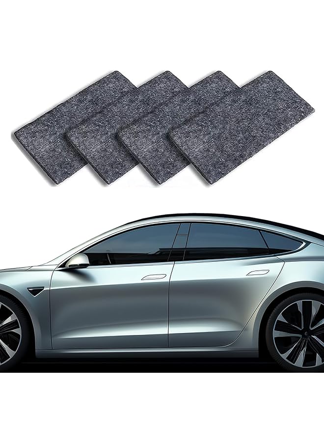 KASTWAVE Nano Sparkle Cloth For Car Scratches, 4 Pcs Nano Sparkle Cloth Car Scratch Remover, Shine Cloths For Car Scratches, For Car Scratches, With Scratch Repair And Polishing Function - Image 1