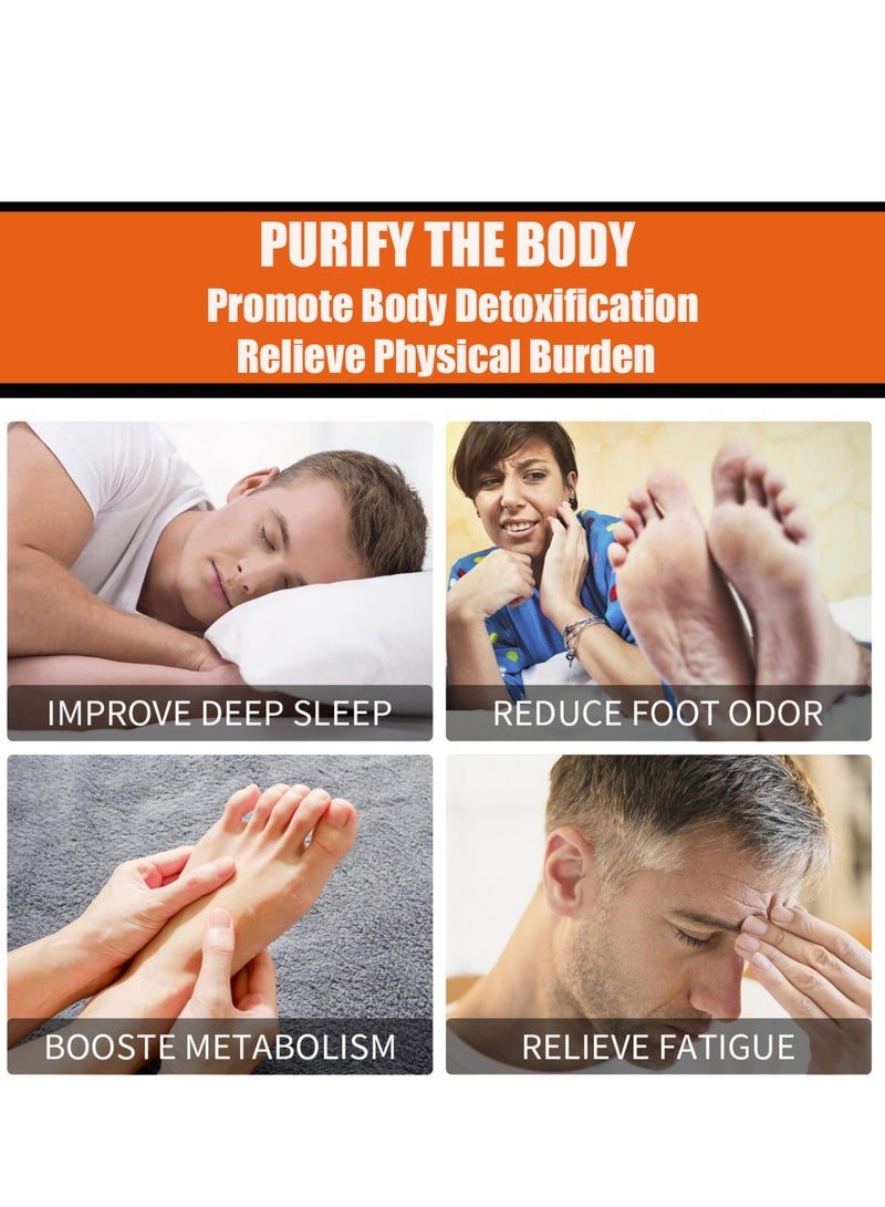 Generic Ginger Detox Foot Pads - 10 Pcs Deep Cleansing Patches to Eliminate Toxins & Moisture for Refreshing Foot Detoxification - Image 4