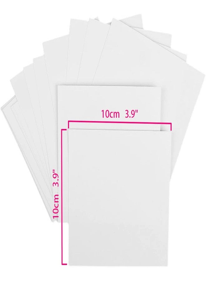 Qianshan Watercolor Sketchbook,3.9x3.9 Inch Portable Square Mini Watercolor Notebook, 20 Sheets Tearable Watercolor Textured Drawing Papers, 300 GSM (140lb) Art Paper Sketchbook.White - Image 2