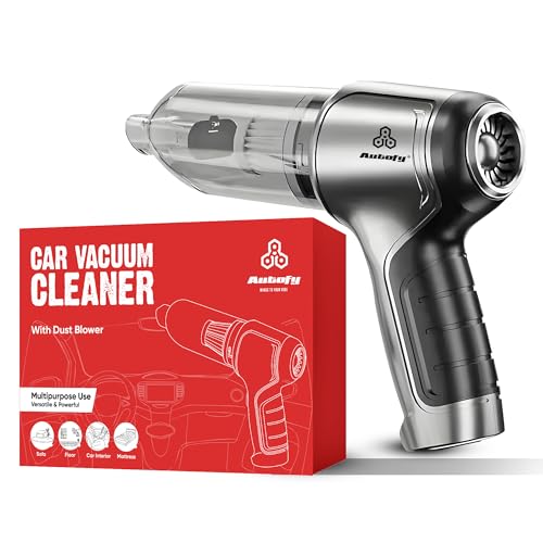 Autofy Storm 2 [4-in-1] Powerful & Fully Wireless Car Vacuum Cleaner Air Blower - 12000PA 2.5X More Suction Power - BLDC Long Life Motor - 2 Suction Speeds - 25 mins Runtime (24 Months Warranty) - Image 1