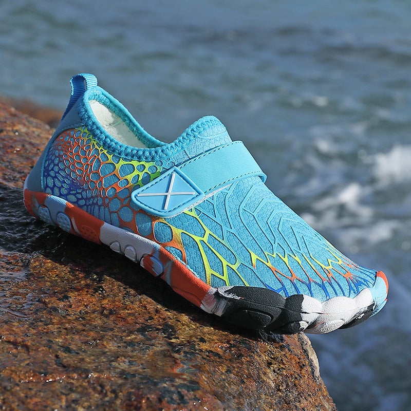 Summer New Children''s Indoor Fitness River Tracing Shoes Outdoor Mountaineering Rock Climbing Hiking Quick-Drying Five-Finger Shoes for Men and Women - Image 4