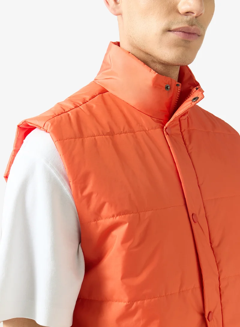 Robert Wood  High Neck Puffer Jacket for Men | Best Price UAE
