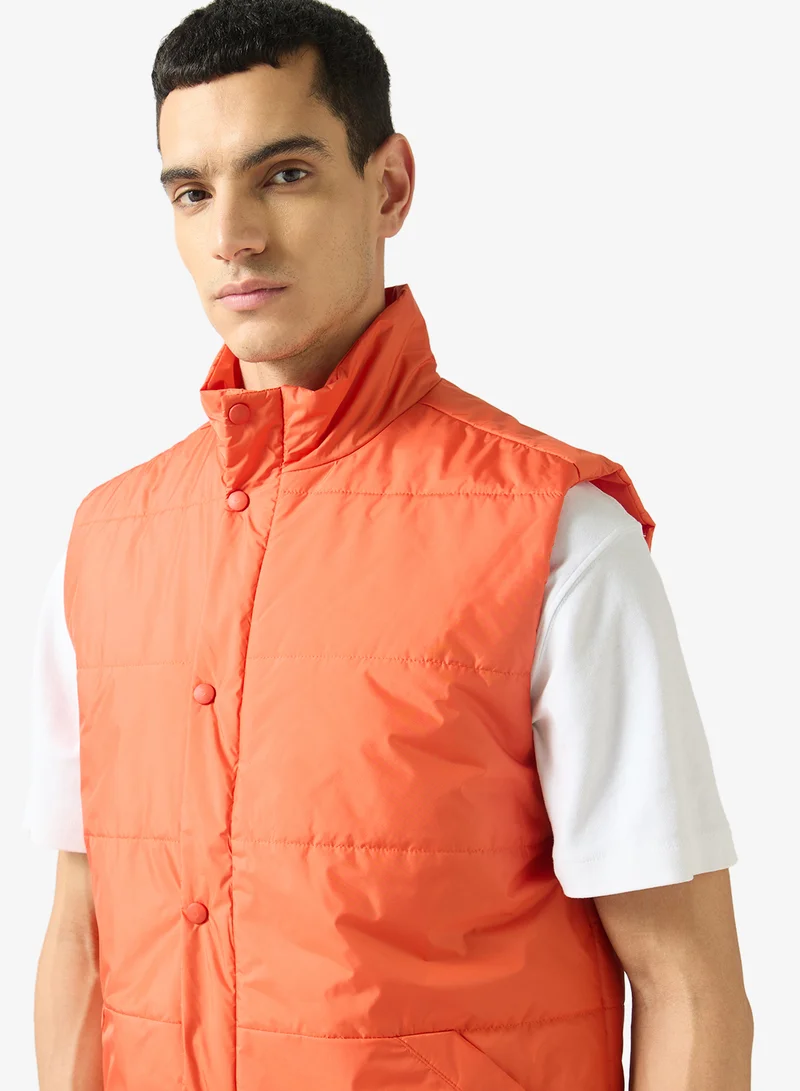 Robert Wood  High Neck Puffer Jacket for Men | Best Price UAE