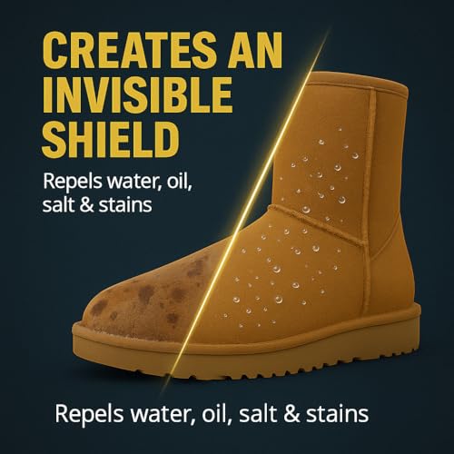 Leather Hero Suede Protector Compatible with Ugg Boots (10oz) - Waterproofing Spray for Suede Boots, Shoes, Jackets, Accessories - Water & Stain Repellant Spray - Image 4