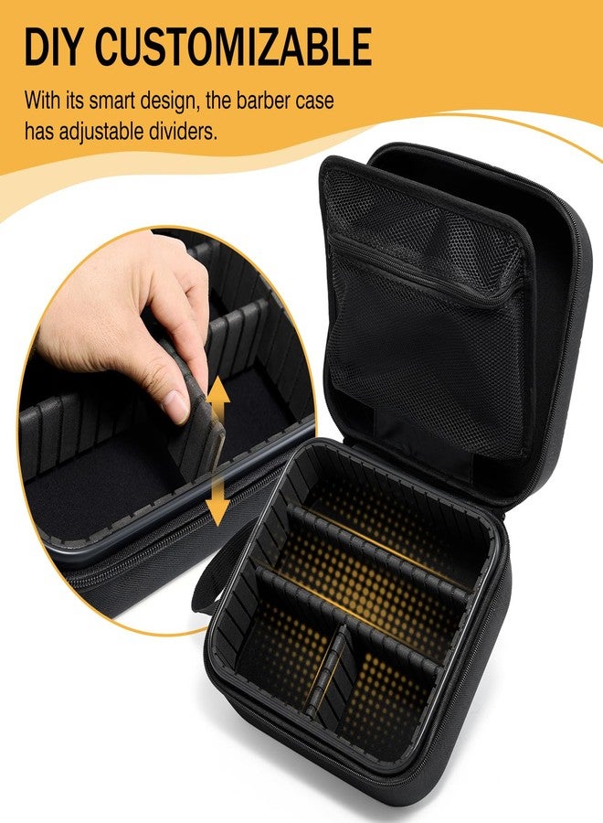 MoyRetty Barber Bags for Clippers and Supplies, Meduim Size Travel Carrying Case for Barber, Hair Clips Scissors Cutting Tools Organizer, Professional Salon Supplies DIY Storage Kit for Stylist by MoyRetty - Image 2