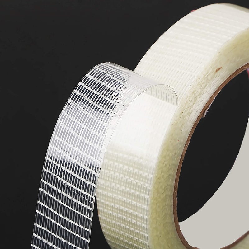 ISAN ® Filament Tape Cross Fiber 12mm (1/2" Approx) Width X 25m Length (12 Pcs.) - Image 1