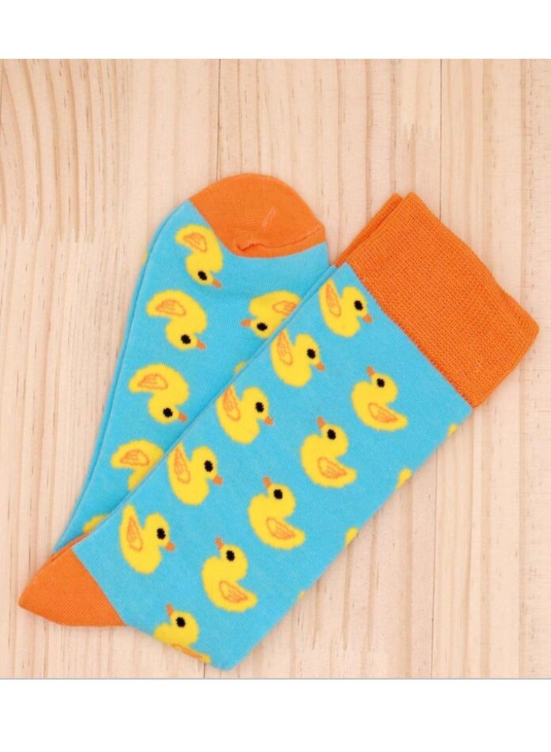 Vitacelli Unisex Rubber Ducks Crew Socks - Image 4