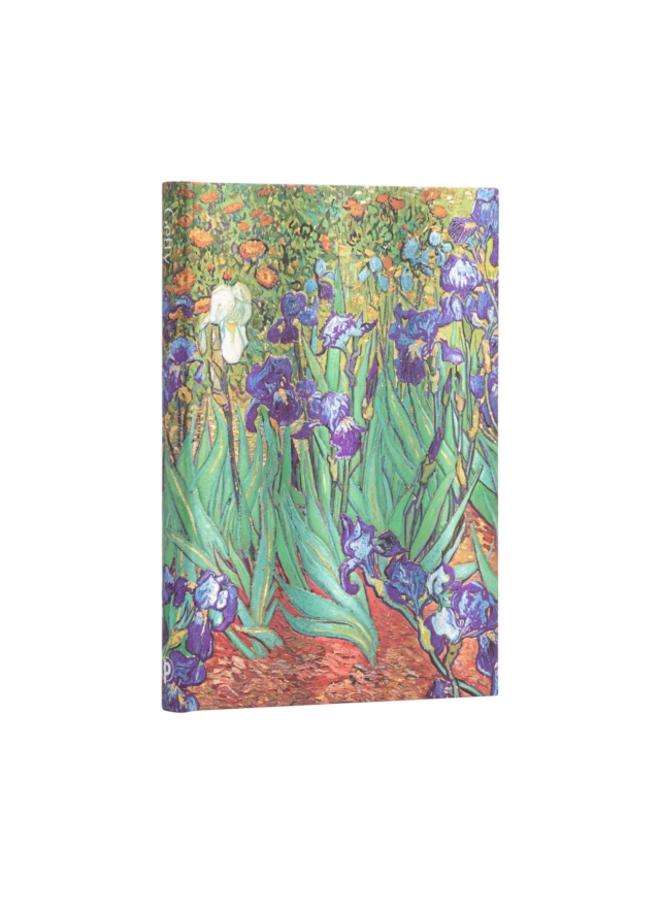 Van Gogh???s Irises Midi Unlined Hardcover Journal