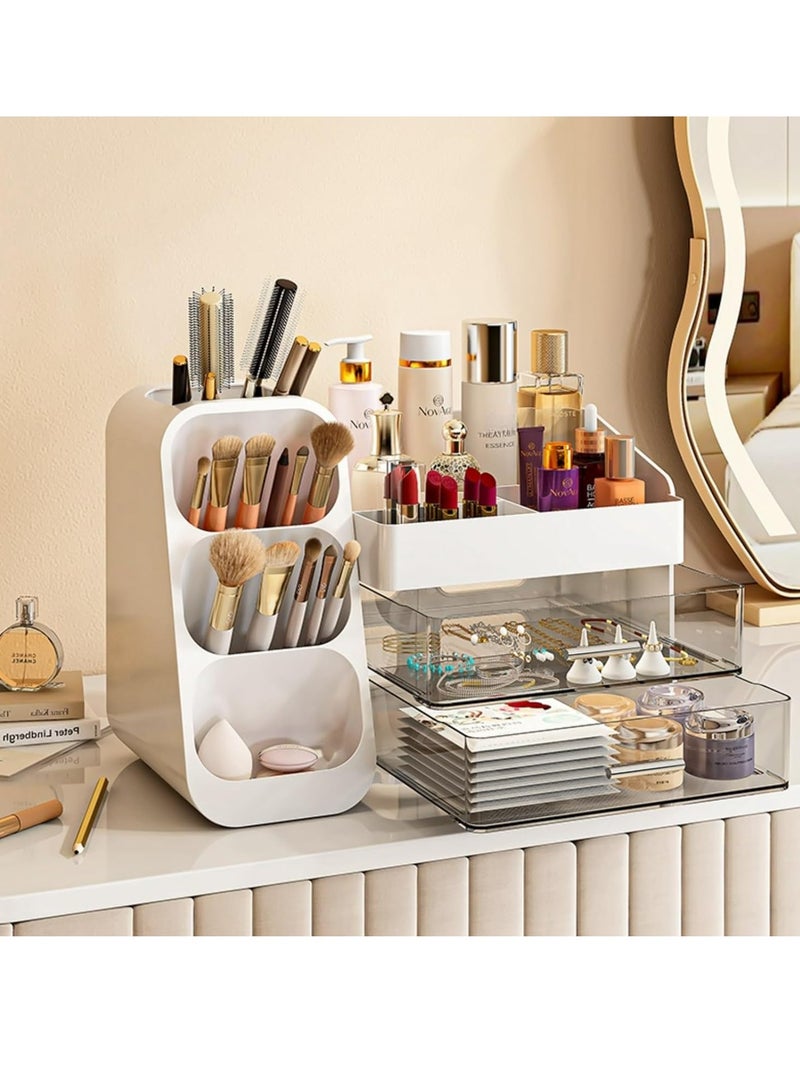 JOMILA Makeup Organizer with Drawers for Vanity,Spacious Cosmetic Display Case,Perfect Storage Solution for Your Beauty Essential - Image 3