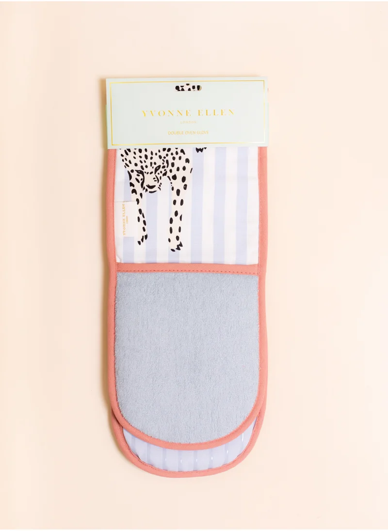YVONNE ELLEN Double Oven Glove - Cheetah