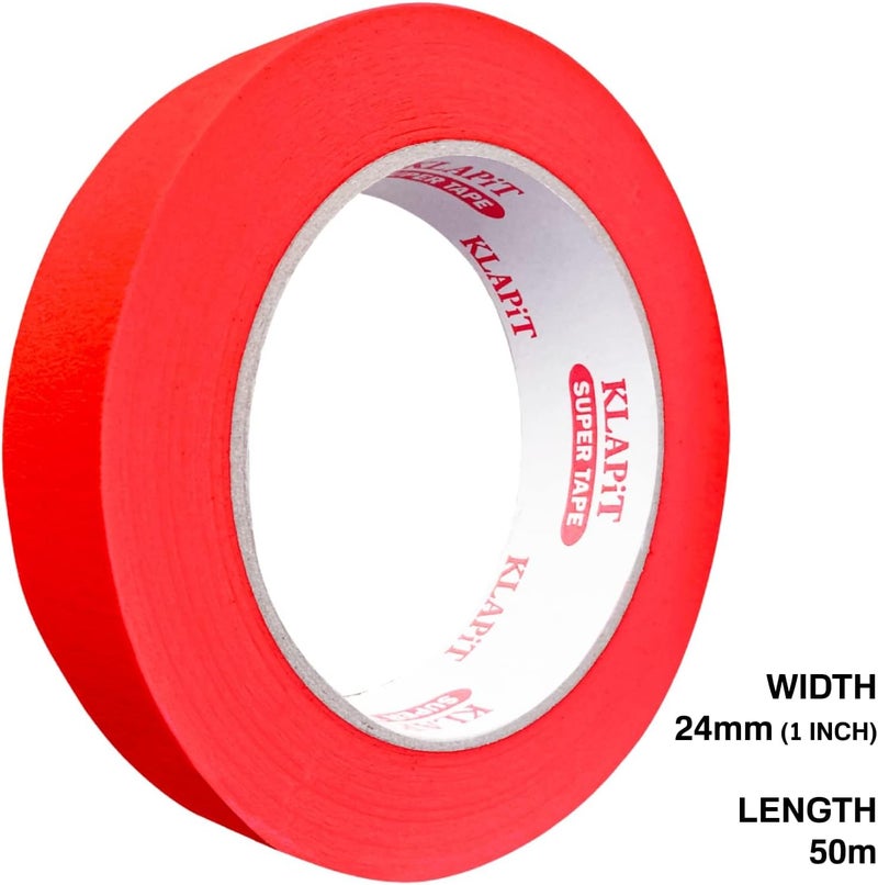 KLAPiT Waterproof Masking Tape - 1 Inch x 50m - Image 2