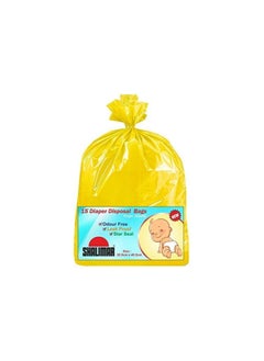 shalimar Shalimar Baby Diaper Disposable Bags – 90 Bags  6 Rolls  – 30.5 x 40.5 cm - LeakProof OdorSealing Disposable Pouches for Diapers Sanitary Waste & Travel Use  - Image 3
