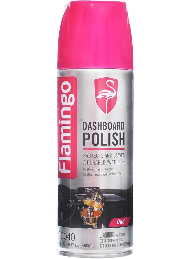 Flamingo ND357 Multi-Purpose Car Polish, 450ml, Oud Scent, Perfect Design, Made of Premium and Eco-Friendly Material - Multicolor - Image 1